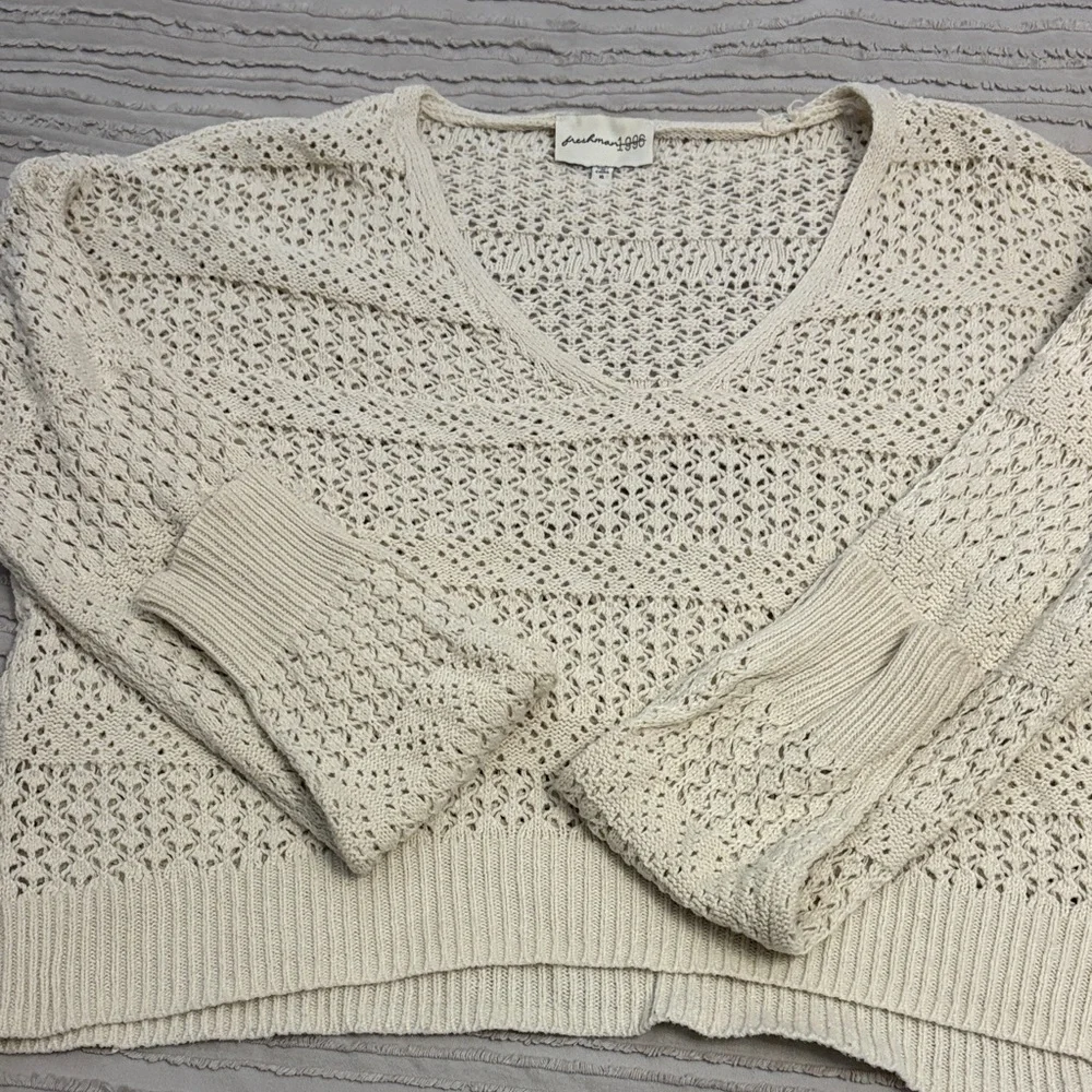 Chic Cream Knit 2 piece set - Picture 4 of 8